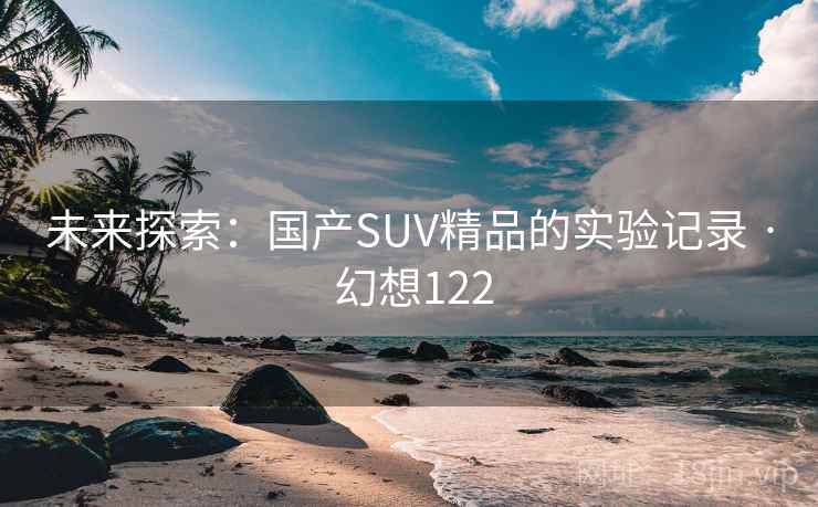 未来探索：国产SUV精品的实验记录 · 幻想122